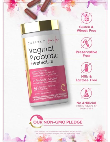 Carlyle Women's Vaginal Probiotics with...