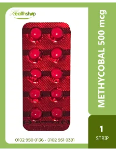 ميثيكوبال ٥٠٠ ميكروغرام - شريط واحد (١٠ أقراص)