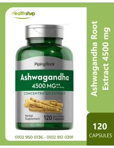 كبسولات خلاصة جذور الأشواجندا لعلاج التوتر والقلق - 120...
