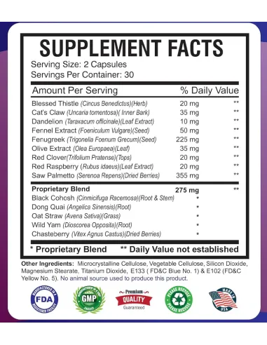 AMS MetrioMed Fertility Support for Women - 60...