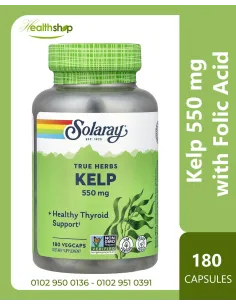 Kelp 550 mg with Folic Acid for Healthy Thyroid Function,...