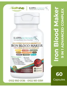 Iron Blood Maker / 9 IN 1 ADVANCED COMPLEX - 90 Capsules