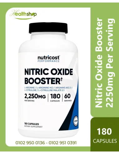 Nitric Oxide Booster 2250mg Per Serving - 180...