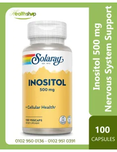 Inositol 500 mg, Nervous System & Brain Support - 100...