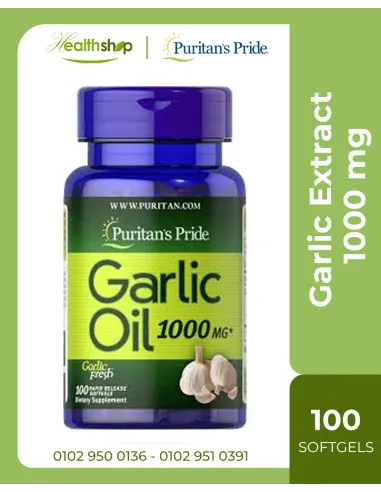 Garlic Extract 1000 mg - 100 Softgels