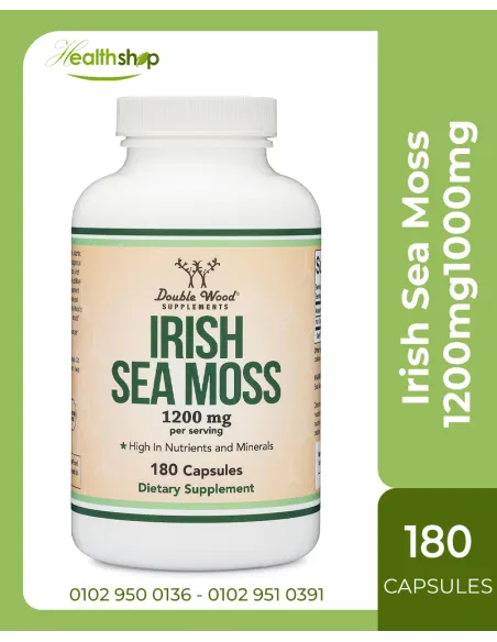 Irish Sea Moss 1200mg -180 Capsules ( Best Before 10/2026 )