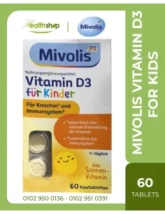 Mivolis Vitamin D3 For Kids - 60 Chewable Tablets