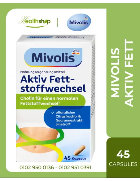 Mivolis Active fat - Aktiv Fett metabolism - 45 capsules