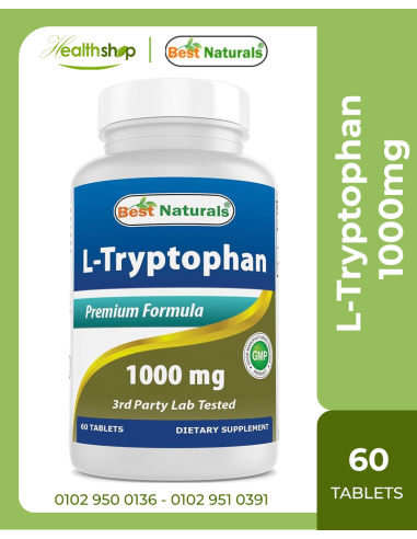 L-Tryptophan 1000mg - 60 Tablets ( Best before...