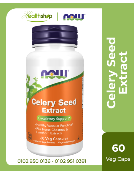 Celery Seed Extract - 60 Veg Capsules ( Best Before 11 / 2026 )