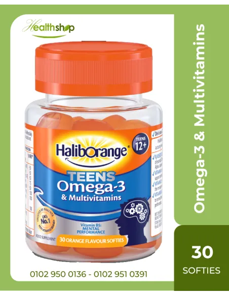 Haliborange Omega-3 & Multivitamins Teen - 30 Softies ( Best Before 11-2026 )