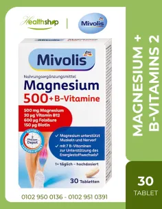 Mivolis Magnesium 500 + B-Vitamins 2-Phase Depot  - 30...