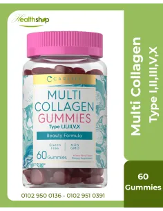 Collagen Peptides Type I,II,III,V,X Gummies -  60 Count