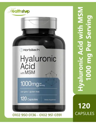 Hyaluronic Acid with MSM 1000 mg Per Serving -...