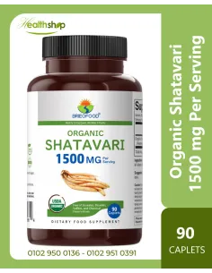 Organic Shatavari for PMS, Menopause Support 1500 mg Per...