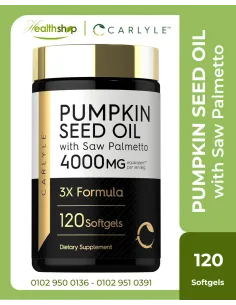 Pumpkin Seed Oil with Saw Palmetto 4000 Mg - 120 Softgel