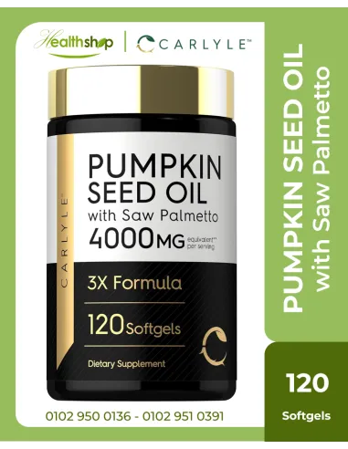 Pumpkin Seed Oil with Saw Palmetto 4000 Mg -...