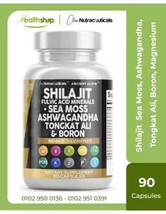 Shilajit  with Sea Moss, Ashwagandha, Tongkat Ali -...