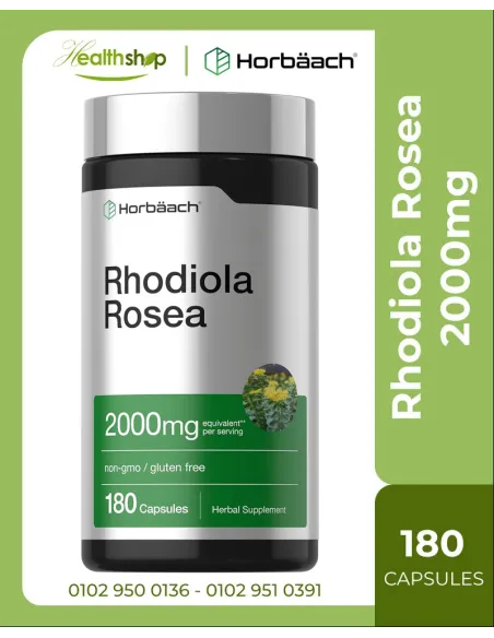 Rhodiola Rosea 2000mg - 180 Capsules
