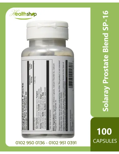 Solaray Prostate Blend SP-16 - 100 Veg Capsules