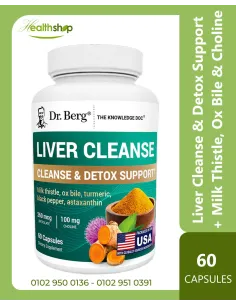 Liver Cleanse & Detox Support with Milk Thistle, Ox Bile...
