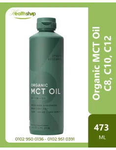 زيت MCT عضوي (C8، C10، C12) - 473 مل