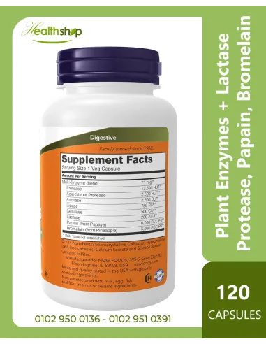 Plant Enzymes with Lactase, Protease, Papain...