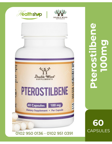 Pterostilbene 100mg - 60 Capsules ( Best Before 4/2027 )