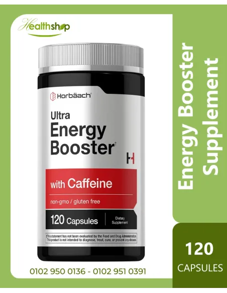 Energy Booster Supplement - 120 Capsules