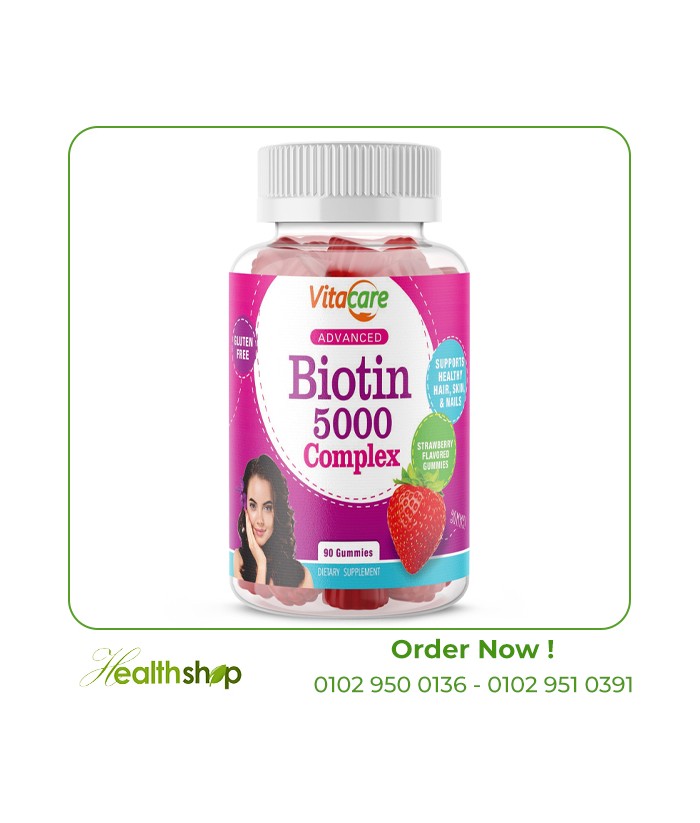 Vitacare Biotin 5000 complex gummies | Vitacare | Women  |