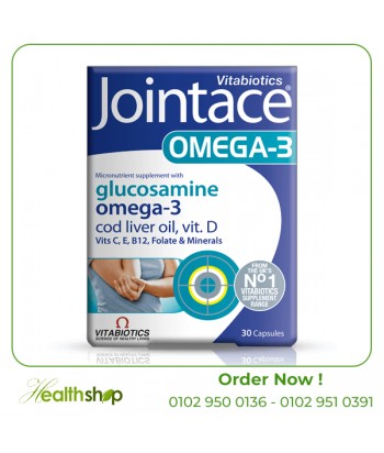 Jointace + Omega 3 - 30 Capsules | Vitabiotics | Joints and Bones  |