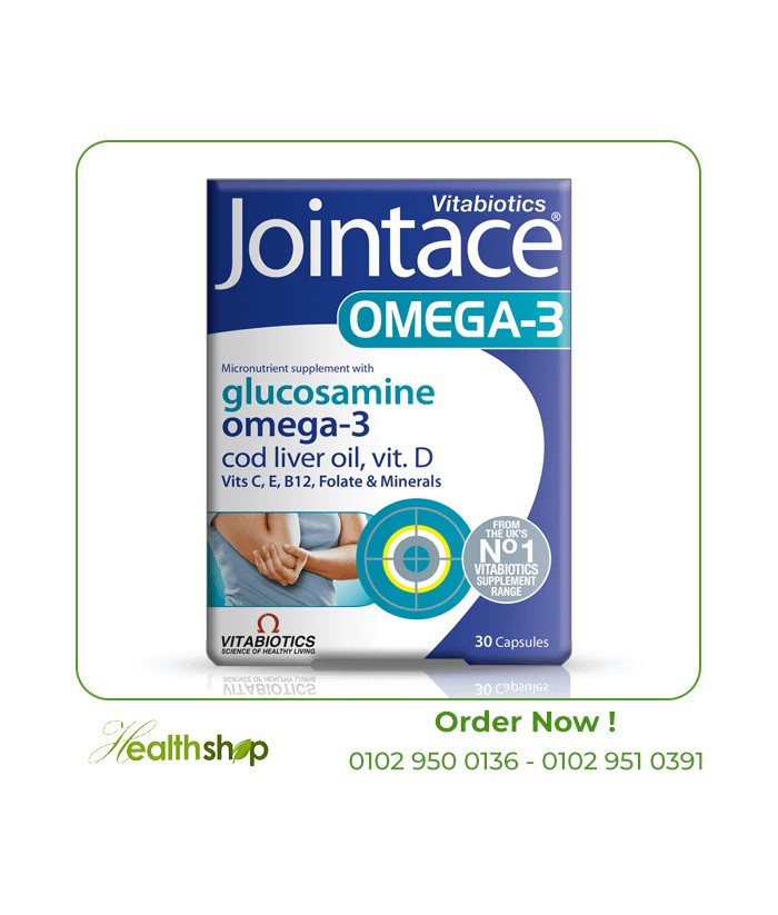 Jointace + Omega 3 - 30 Capsules | Vitabiotics | Joints and Bones  |
