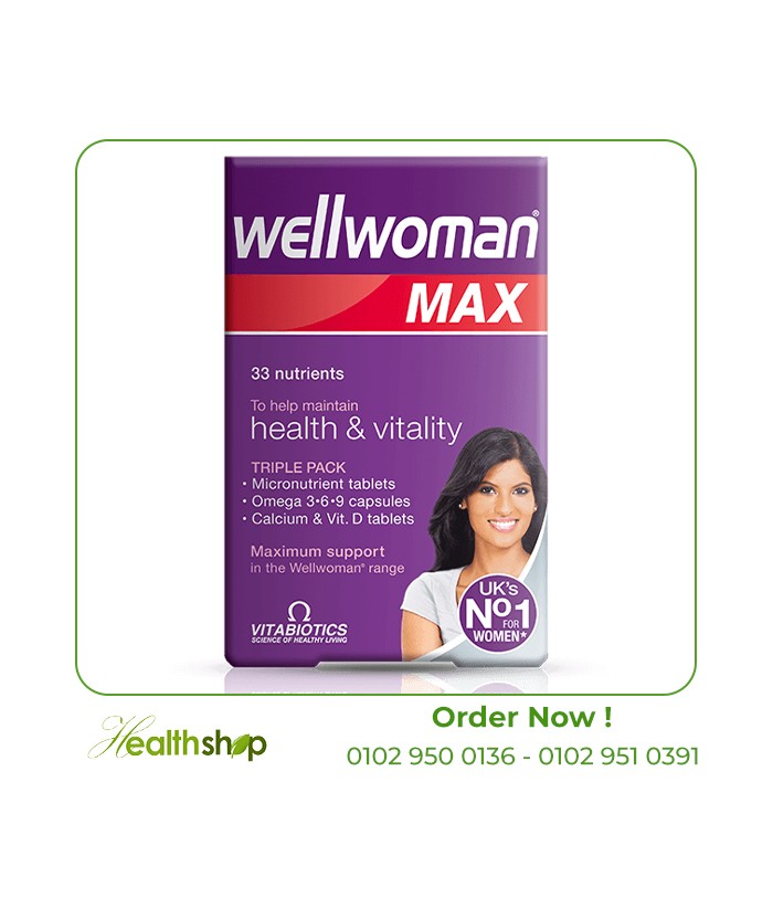 Wellwoman MAX 84 Caps | Vitabiotics | Women  |