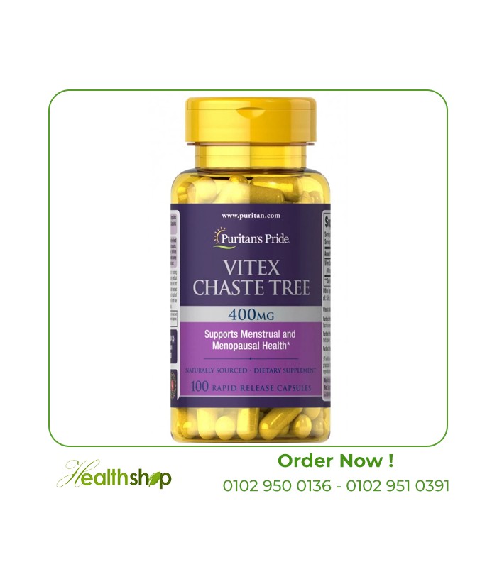 Vitex Chaste Tree 400 mg | Puritan's Pride | Women  |