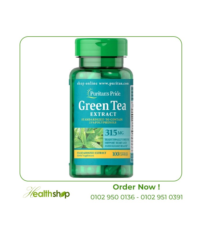 Green Tea - Standardized Extract 315 mg /100 Capsules | Puritan's Pride | Weight Loss  |