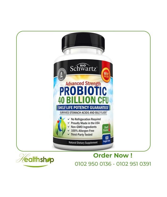 Probiotic 40 billion cfu - 60 Veg Capsules | Others | Digestive system  |