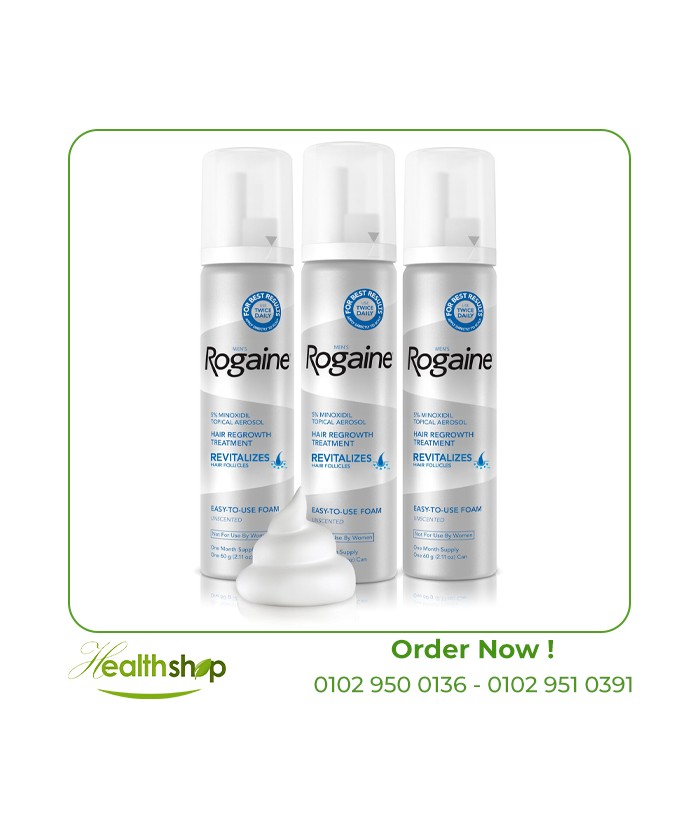 روجين فوم للرجال - عدد 3 عبوات 60 مل | Rogaine