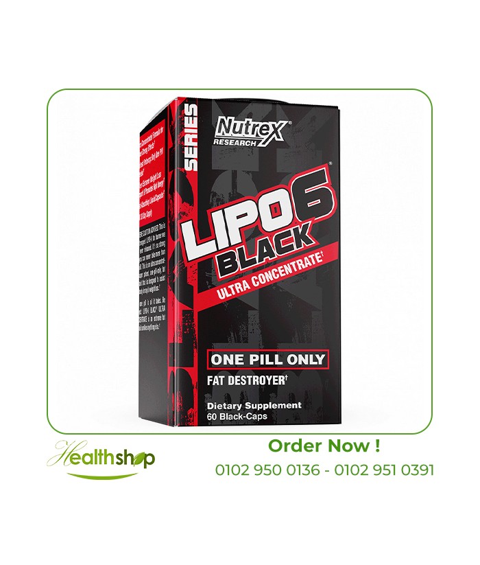 Lipo 6 BLACK for him - 60 Capsules | Nutrex | Weight Loss  |