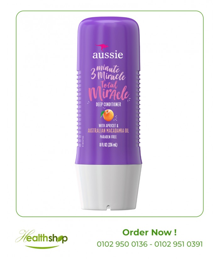 Aussie 3 Minute Total Miracle Deep Conditioner with Apricot, 236 ml | Others | Conditioner  |