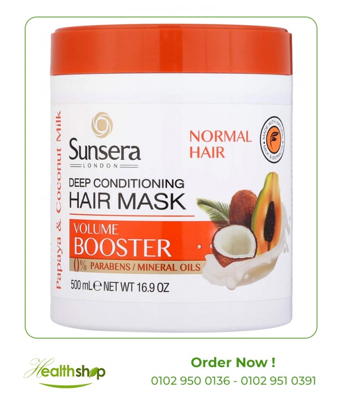 Sunsera Deep Conditioning Hair Mask with Papaya and Coconut Milk for Normal Hair - 500 ml | Others | Conditioner  |