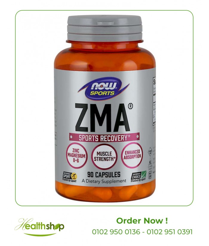 ZMA Capsules | now foods | Minerals  |