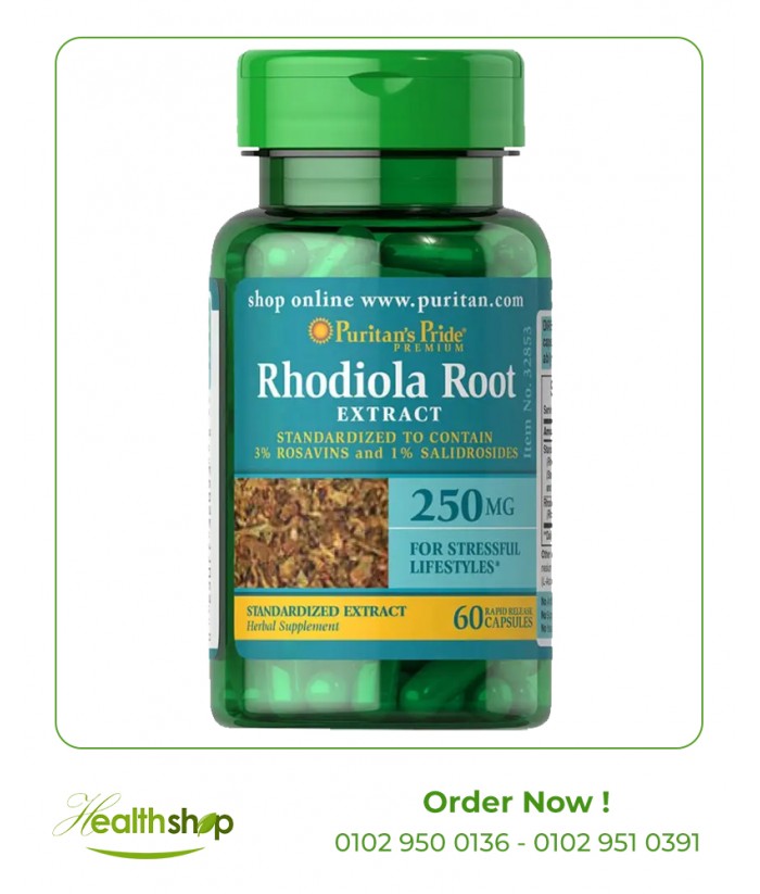 Rhodiola Standardized Extract 250 mg | Puritan's Pride | Mood Adjustment and sleep aids  |