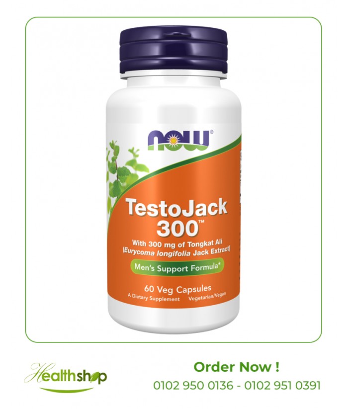 TestoJack 300™ | 60 Veg Capsules | now foods | Sexual Welness  |