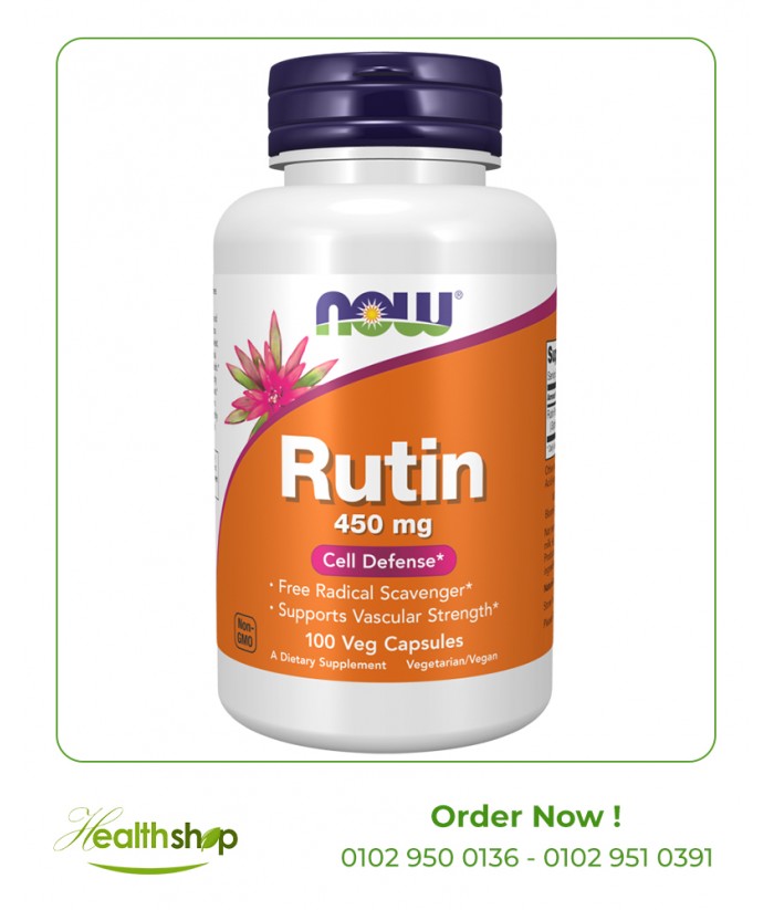 Rutin 450 mg - 100 Veg Capsules | now foods | Immunity & Antioxidants  |