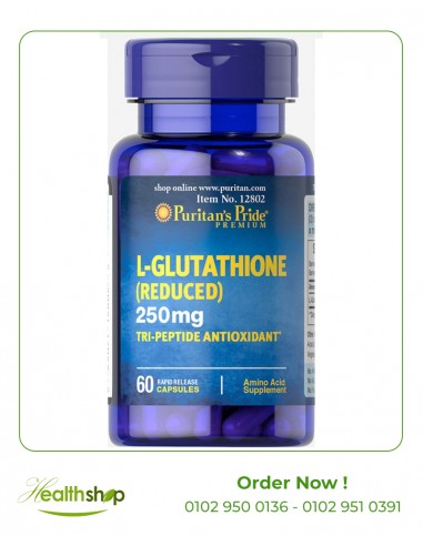 L-Glutathione 250 mg - 60 Capsules | Puritan's Pride | Benefits  |