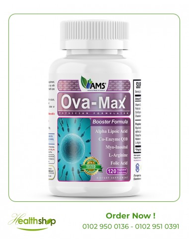 Ova-Max Women Fertility - 120 Veg Capsules | AMS | Women Fertility  |
