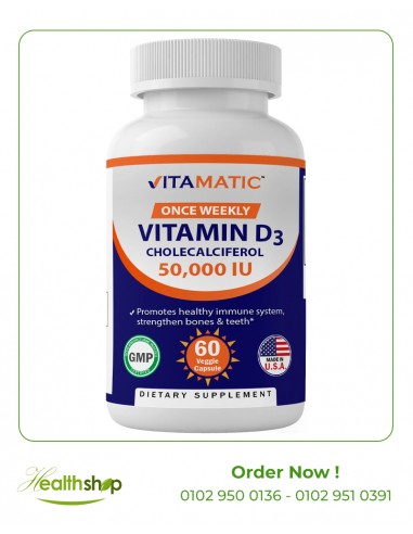 Vitamin D3 50,000 IU - 60 Veg Capsules 1 year supply | Others | Vitamin D  |