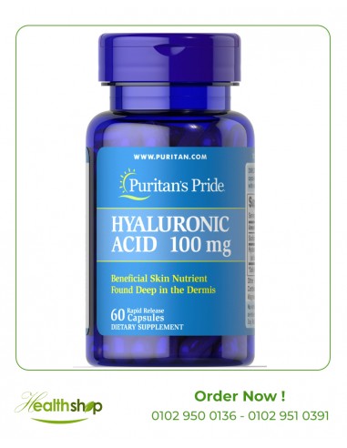 Hyaluronic Acid 100 mg - 60 Capsules | Puritan's Pride | Women  |