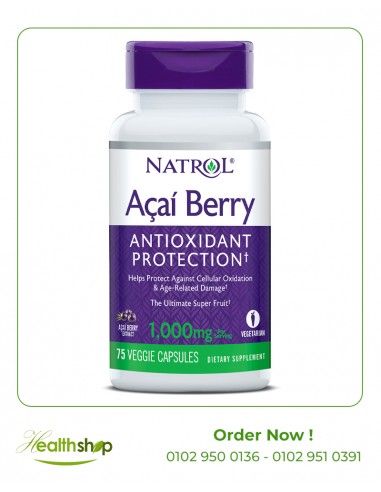Acai Berry Antioxidant Protection 1000 mg - 75 Capsules | Natrol | Immunity & Antioxidants  |