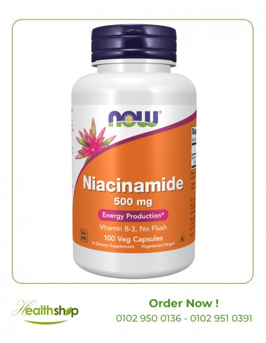 Niacinamide (B-3) 500 mg - 100 Veg Capsules | now foods | Supplements  |